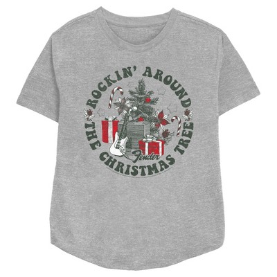 Women's Fender Rockin' Around the Christmas Tree T-Shirt