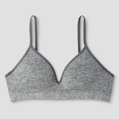 Girls' Seamless Wire-Free Hybrid Bra - Cat & Jack™ Gray