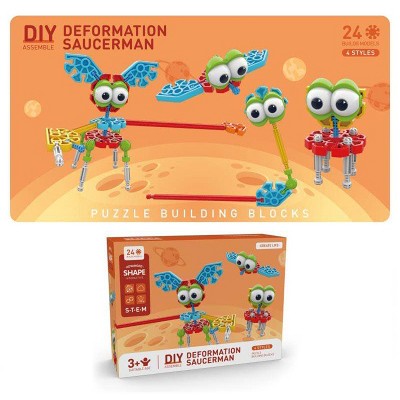 DIY Deformation Puzzle Building Blocks STEM Toys