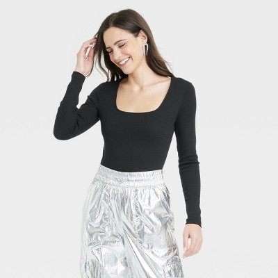 Women's Long Sleeve Slim Fit T-Shirt - A New Day™