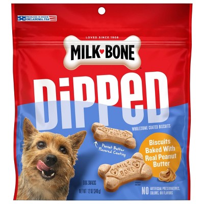 Milk-Bone Dipped Peanut Butter Crunchy Dog Treats