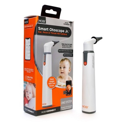 MOBI Wi-Fi Otoscope for Baby 1080P HD Camera, 6 LED, Ear Nose Throat Scope + Cleaning Tools