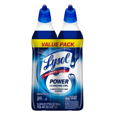 Lysol Power Clinging Gel - 24 fl oz/2ct