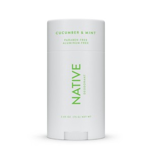 Native Deodorant for Women & Men - Cucumber & Mint - Aluminum Free - 2.65oz - 1 of 4