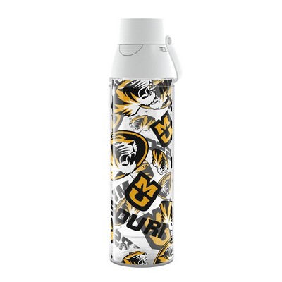 NCAA Missouri Tigers All Over Venture Water Bottle - 24oz: Double-Wall, BPA-Free, Leakproof