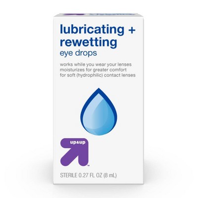 Lubricating and Rewetting Eye Drops .27oz - up&up™