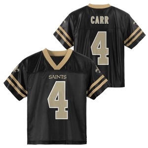 NFL New Orleans Saints Toddler Boys' Derek Carr Short Sleeve Jersey - 1 of 3