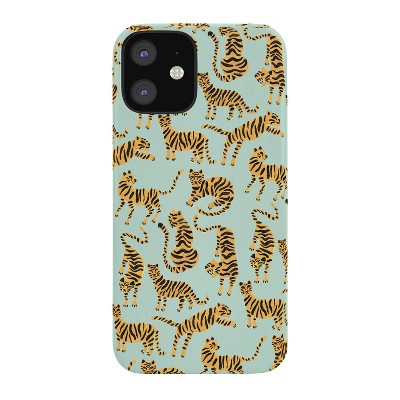 Cat Coquillette Tiger Collection Mint OrangeSnap iPhone Case - Society6
