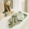 Soft Knit Baby Security Blanket with Wood Ring - Hearth & Hand™ with Magnolia - 2 of 3