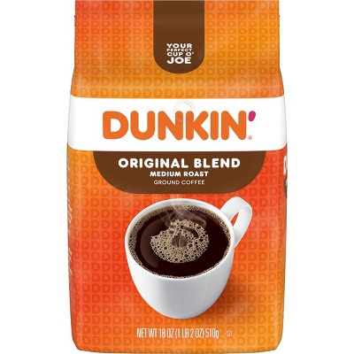 Dunkin' Original Blend Medium Roast Ground Coffee - 18oz