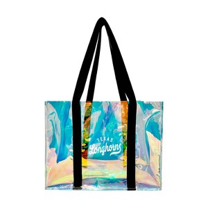 NCAA Texas Longhorns Iridescent Tote Bag: Sports Pattern, Vinyl Material - 1 of 1
