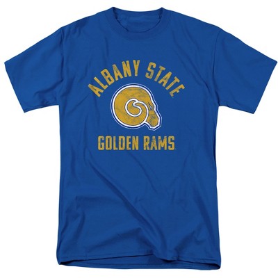 Men's Albany State University Official Albany Golden Rams Logo T-Shirt Albany Golden Rams Logo