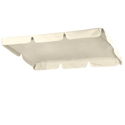 Yescom Swing Canopy Replacement UV30+ 180gsm Patio Top Cover Outdoor Ivory Black