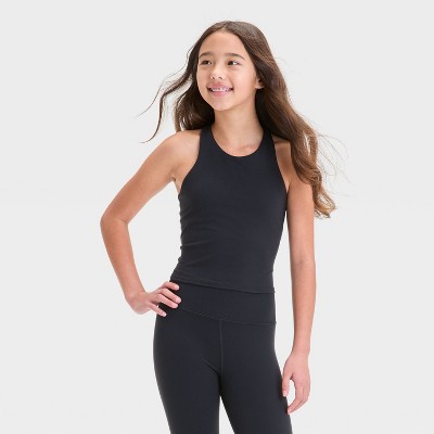 Girls' Strappy Crop Tank Top - All In Motion™