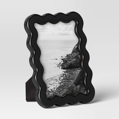 Wavy Shape Picture Frame Black - Room Essentials™