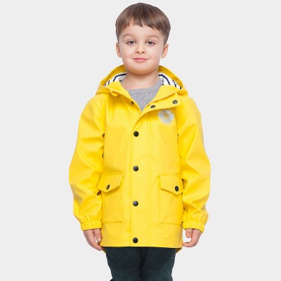 Rokka&Rolla Boys' and Toddlers' Waterproof Rain Coats Rubberized Jackets