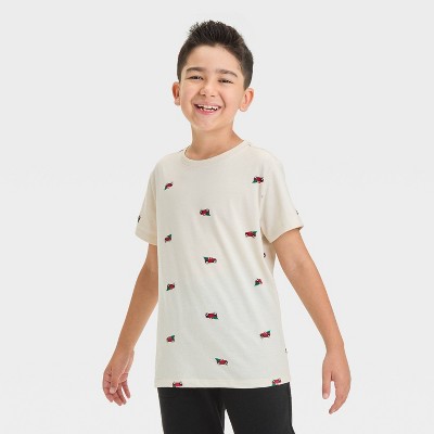 Boys' Short Sleeve Printed T-Shirt - Cat & Jack™