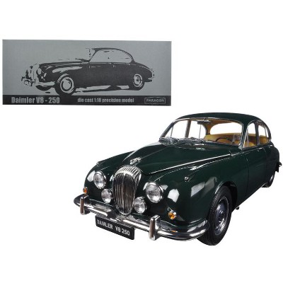 1967 Daimler V8-250 British Racing Green Left Hand Drive 1/18 Diecast Model Car by Paragon