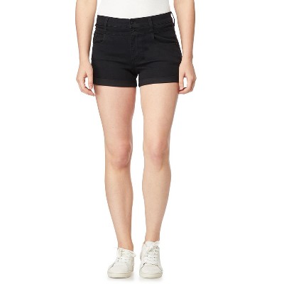 WallFlower Women's Sassy Denim Shorts High-Rise Insta Soft Juniors (Available in Plus Size)