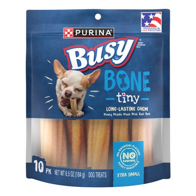 Purina Busy Bone Tiny Chewy Pork Flavor Dog Treats