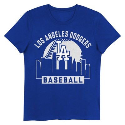 MLB Los Angeles Dodgers Girls' Crew Neck T-Shirt