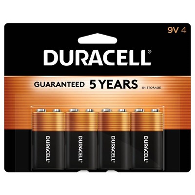 Duracell Coppertop 9V Batteries - Alkaline Battery