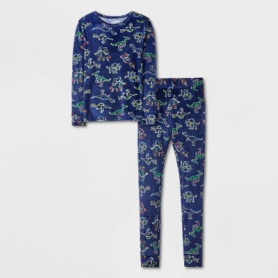 Kids' 2pc Snuggly Soft Snug Fit Pajama Set - Cat & Jack™