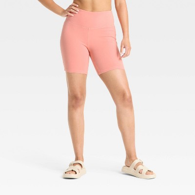 Women's High-Rise Interlock Bike Shorts - Wild Fable™