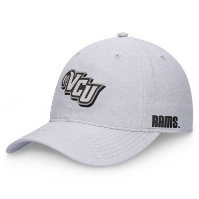 NCAA VCU Rams Unstructured Chambray Cotton Hat: Adjustable Lightweight Baseball Cap