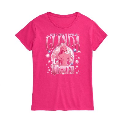 Women's - Wicked - You're Gonna Be Popular Glinda Short Sleeve Graphic T-Shirt