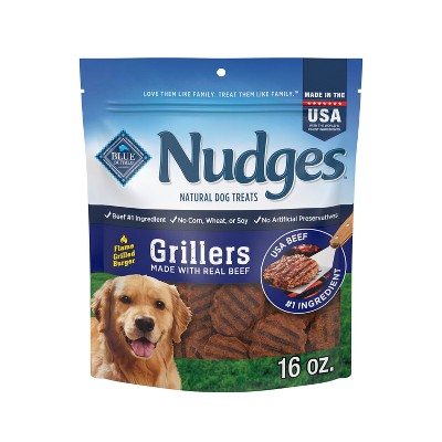 Blue Buffalo Nudges Grillers Natural Dog Treats with Beef - 16oz