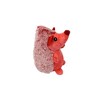 Multipet Mini Hedgehog Dog Toy - Red - 4" - 2 of 3