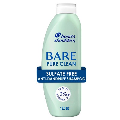 Head & Shoulders Bare Anti Dandruff Pure Clean Shampoo, Sulfate Free - 13.5 fl oz