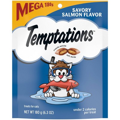 Temptations Savory Seafood and Salmon Crunchy Cat Treats - 6.3oz
