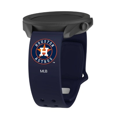 MLB Houston Astros Samsung Watch Compatible Silicone Sports Band