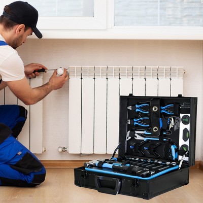 Gulches Combined Maintenance Tool Suitcase-247 pieces of Basic Home Maintenance Tool Set, General Machinery Tool Set