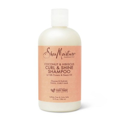SheaMoisture Coconut & Hibiscus Curl & Shine Shampoo For Thick Curly Hair