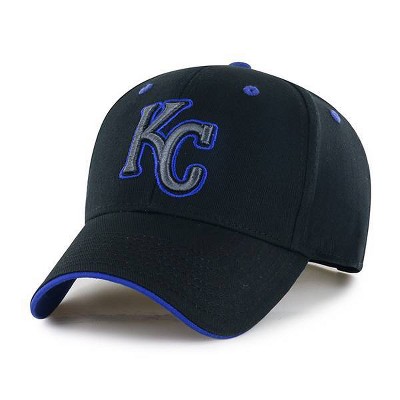 MLB Kansas City Royals Youth Black Money Maker Hat: Cotton Twill, Adjustable Snapback