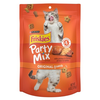 Purina Friskies Party Mix Original Crunch Chicken Cat Treats