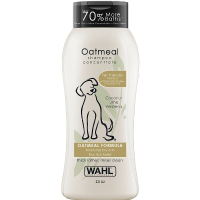 Wahl Moisturize Dry Skin and Itch Relief Oatmeal Formula with Coconut and Fruit Scented Verbena Dog Concentrate Shampoo  - 24oz