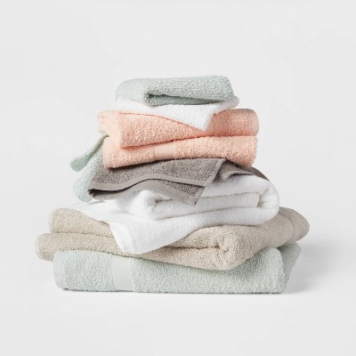 6pk Washcloth Set/Bath Towel - Room Essentials™