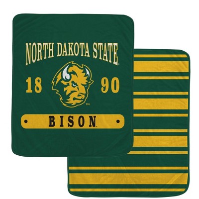 NCAA North Dakota State Bison Varsity Plaque Double Sided Royal Plush Blanket: Sports Team Logo