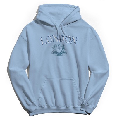 Rerun Island Women's London Long Sleeve Oversized Graphic Cotton Sweatshirt Hoodie