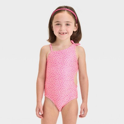 Toddler Girls' Cut Out One Piece Swimsuit With Bow - Cat & Jack™