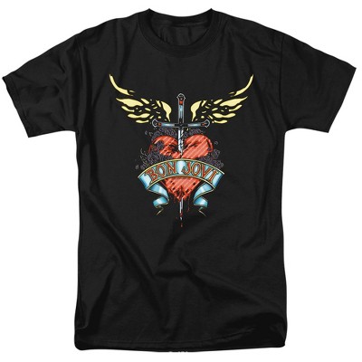Bon Jovi Daggered Unisex Adult T Shirt