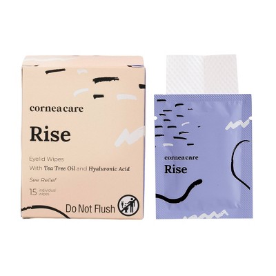 CorneaCare Rise Eyelid Wipes - 15ct