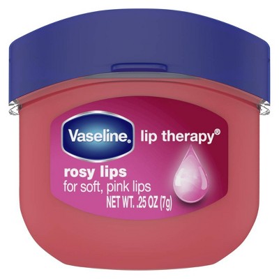 Vaseline Lip Therapy Mini Lip Balm - Rosy - Travel Size - 0.25oz