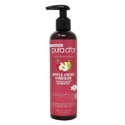 Pura d'or Apple Cider Vinegar Thin2Thick Shampoo - 8 fl oz