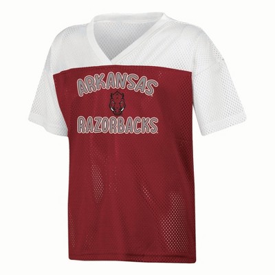 NCAA Arkansas Razorbacks Girls' White Jersey