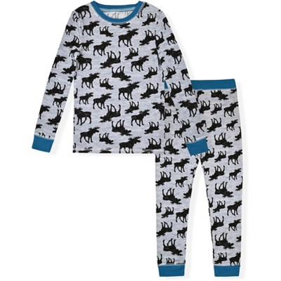 Sleep On It Boys 2-Piece Super Soft Jersey Long Sleeve Snug-Fit Pajama Set